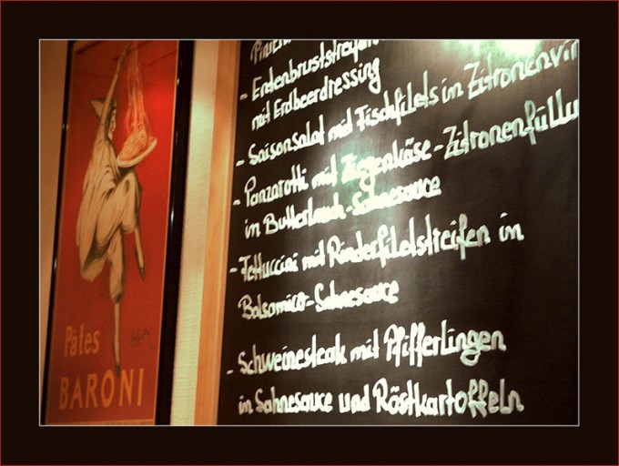 Speisekarte