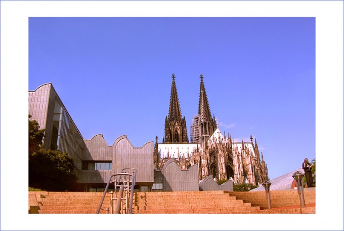 Rückseite des Kölner Doms