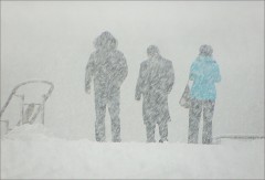 Menschen im Schnee