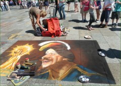 Strassenmalerin Strassenmalerin