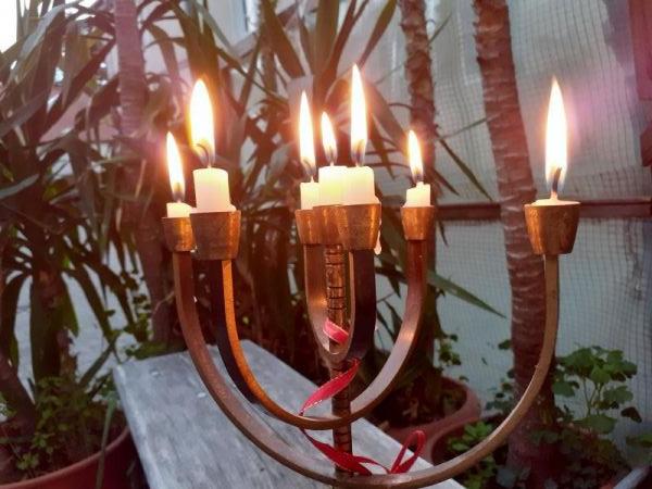 Jüdischer Kerzenleuchter