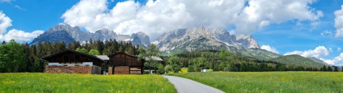Panorama wilder Kaiser