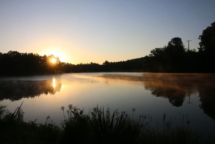 See bei Sonnenaufgang