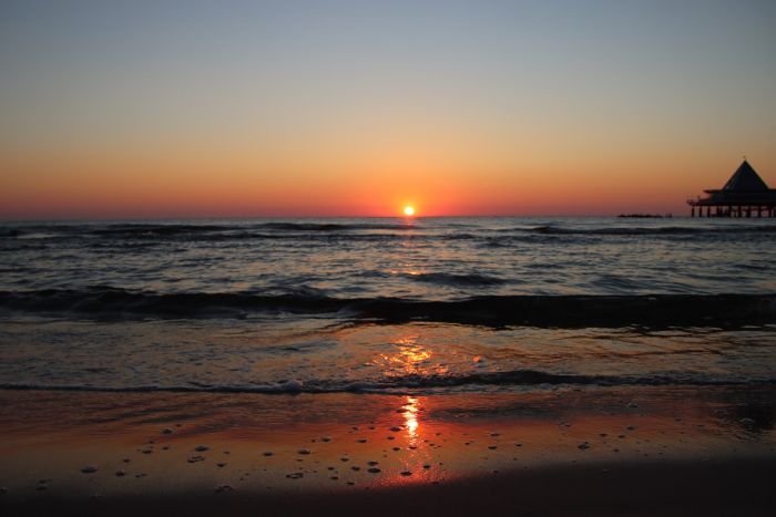 Ostsee und SeebrÃ¼cke Heringsdorf