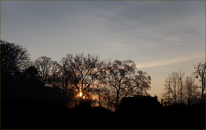 Morgenstille vor Sonnenaufgang