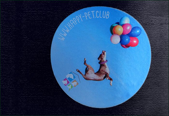 Aufkleber an einer Wand