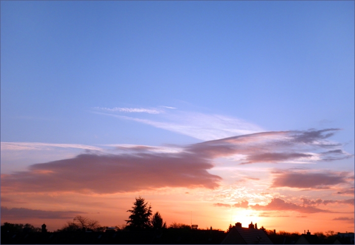 Kurz vor Sonnenaufgang