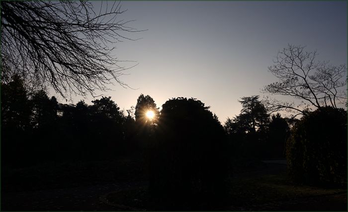 Sonnenaufgang im November