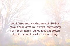 Trauergedicht meines Grüßvaters Trauergedicht meines Grüßvaters