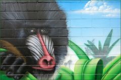 Graffiti an einer Hauswand Graffiti an einer Hauswand