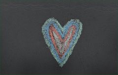 Kreidezeichnung an einer Wand Kreidezeichnung an einer Wand