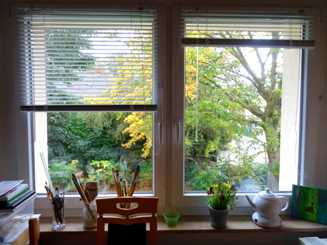 Blick aus dem Küchenfenster