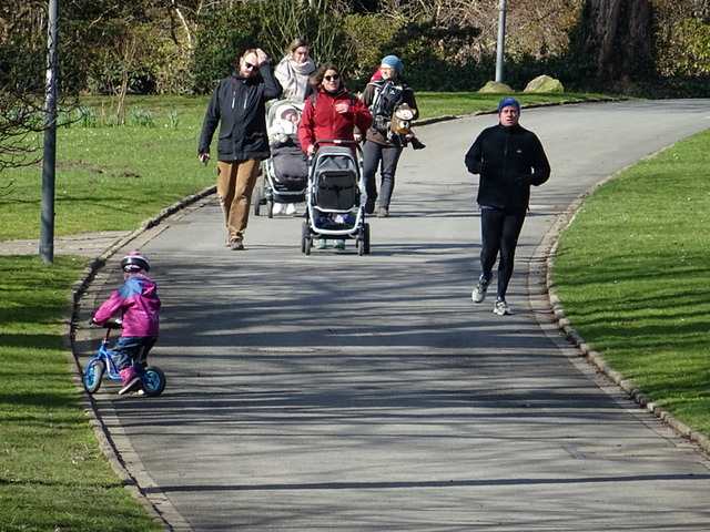 Menschen im Park