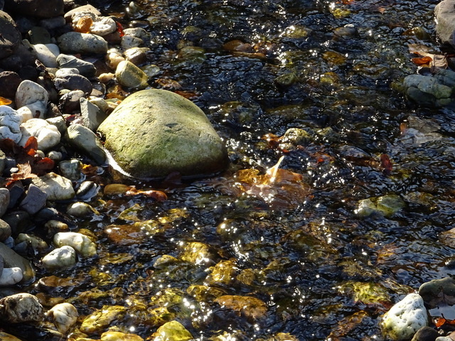Steine im Bachlauf