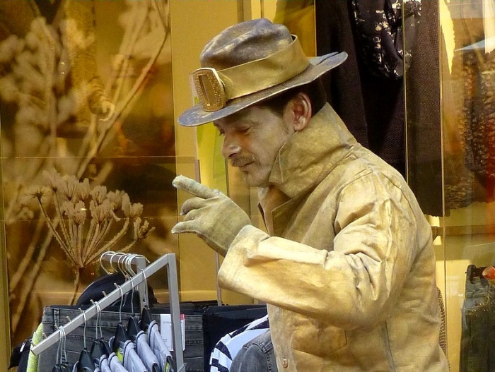 Im Nachbarort gesehen