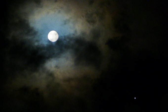 Mond und Abendstern