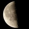 Mond gestern morgen