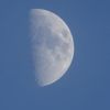 Mond gestern Spätnachmittag
