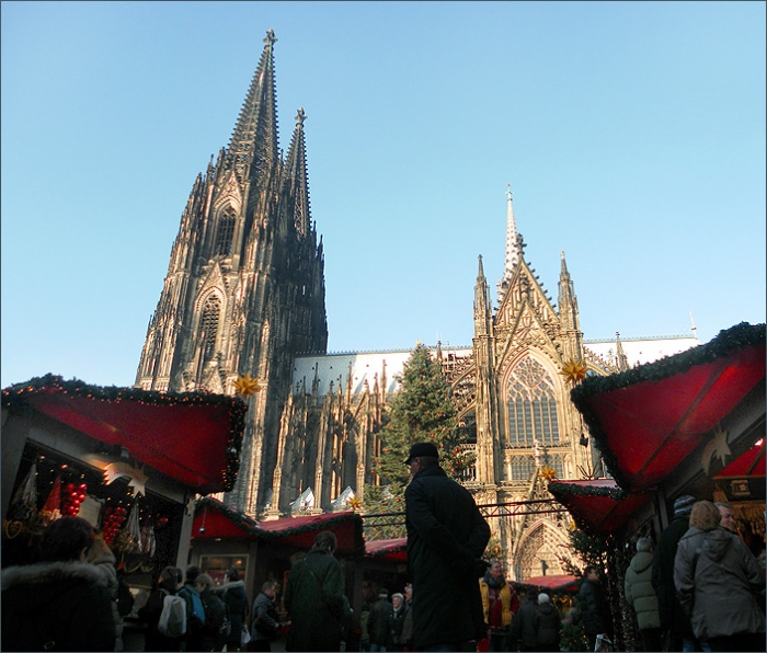 Weihnachtsmarkt am Kölner Dom