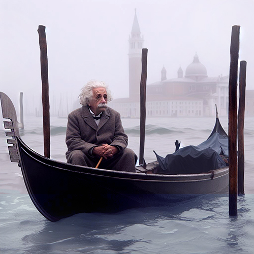 Albert Einstein in Venedig