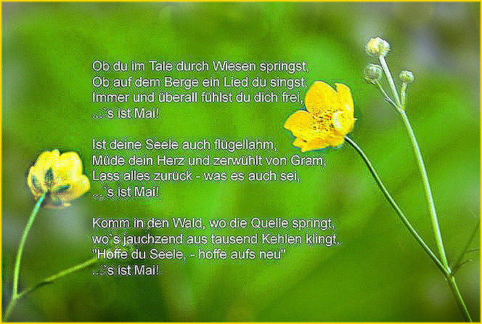 Ein Gedicht meines Großvaters