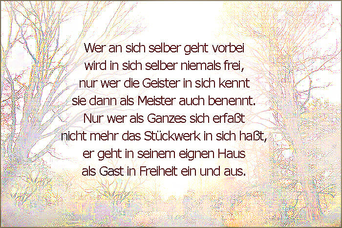 Ein Gedicht meines Großvaters