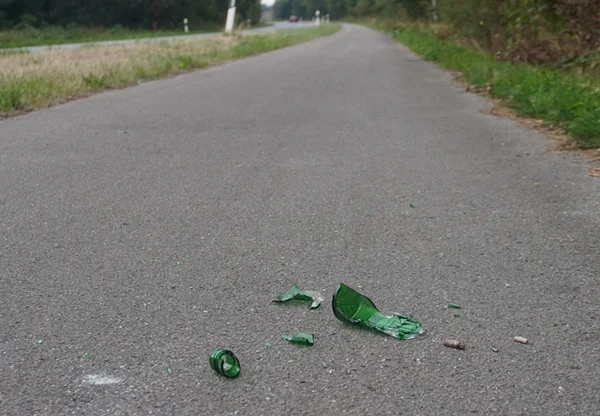 Auf dem Radweg