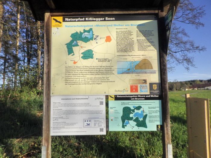 Hinweistafel  Holzmühleweiher
