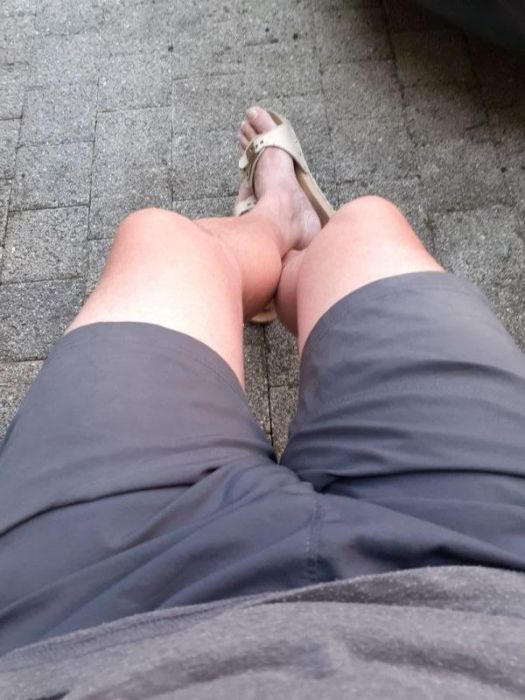 Sitzen und schwitzen