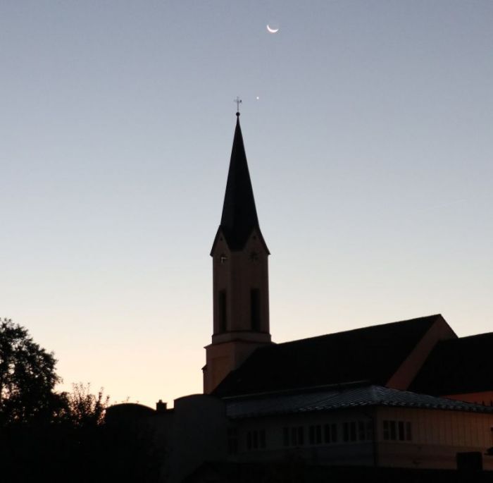 Sichelmond und morgenstern