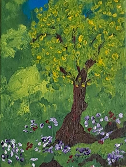 Baum, Acryl