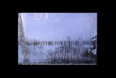 Fensterscheibe mit Kondenswasser Fensterscheibe mit Kondenswasser