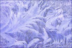 Vereiste Fensterscheibe