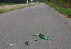 Auf dem Radweg