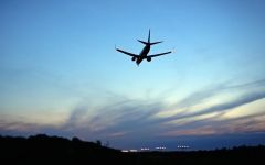 Flieger Landeanflug